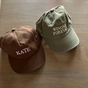 Kate moss and Winona Ryder hat